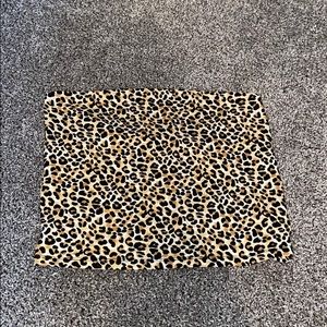 Cheetah print tube top